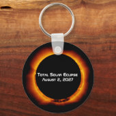 Total Solar Eclipse of the Century 2027 Schlüsselanhänger (Rückseite)
