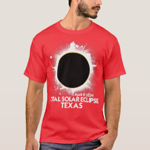 Total Solar Eclipse TEXAS 2024 American Totality T-Shirt