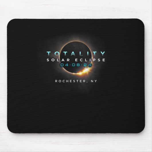 Total Solar Eclipse Totality Rochester New York Mousepad (Vorne)