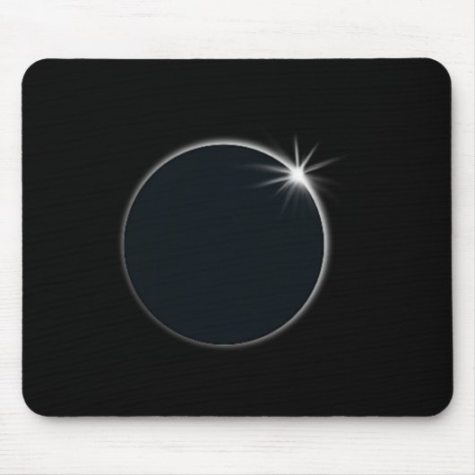 Total Solar Eclipse US American Flag Totality 04,0 Mousepad (Vorne)