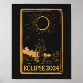 Total Solar Eclipse USA 8. April 2024 Celestial Poster (Vorne)