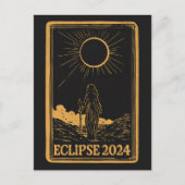 Total Solar Eclipse USA 8. April 2024 Celestial Postkarte (Vorderseite)