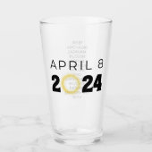 Total Solar Eclipse USA 8. April 2024 Glas (Vorderseite)