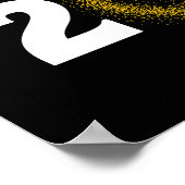 Total Solar Eclipse USA 8. April 2024 Poster (Ecke)