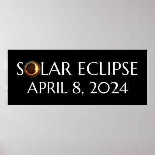 Total Solar Eclipse USA 8. April 2024 Poster