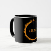 Total Solar Eclipse USA 8. April 2024 Tasse (Vorderseite Links)