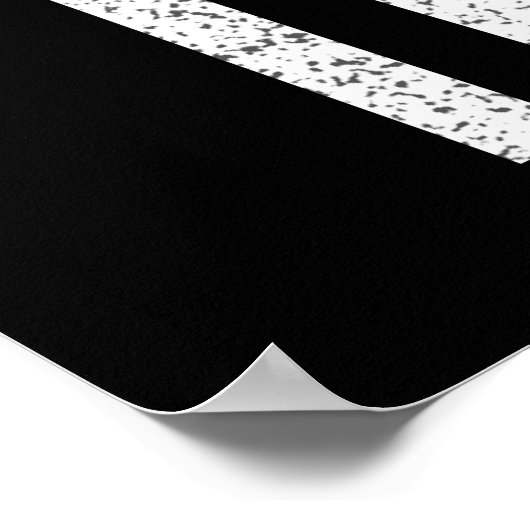 Total Solar Eclipse USA 8. April 2024 US-Flagge Poster (Ecke)