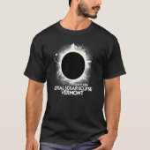 Total Solar Eclipse Vermont 2024 American Totality T-Shirt (Vorderseite)