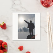 Total sowjetischen Zeiger Lenin Paper Napkin Serviette (Beispiel)