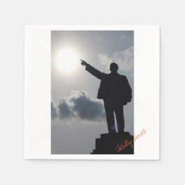 Total sowjetischen Zeiger Lenin Paper Napkin Serviette