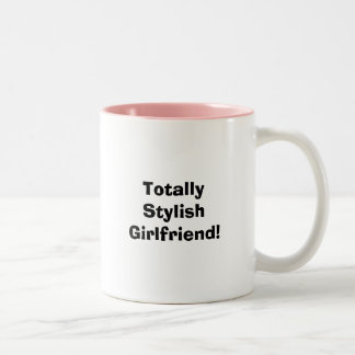 Total stilvolle Freundin! Zweifarbige Tasse