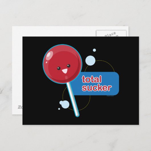 Total Sucker... Postkarte (Vorne/Hinten)