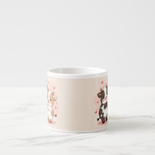 Total süße Kuh-Tasse Espressotasse (Vorderseite)