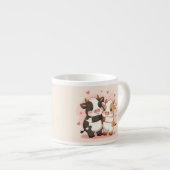 Total süße Kuh-Tasse Espressotasse (Vorderseite Rechts)