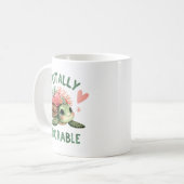 Total süße Schildkröte niedliche Kunst Kaffeetasse (Vorderseite Links)