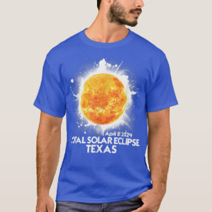 Total TEXAS 2024 Total Solar Eclipse America T- T-Shirt