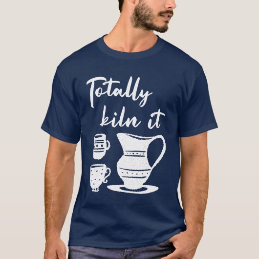 Total Trinkbecher Kunst lustig T-Shirt (Vorderseite)