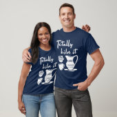 Total Trinkbecher Kunst lustig T-Shirt (Unisex)