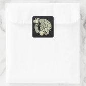 Total True Stuff Quadratischer Aufkleber (Tasche)