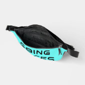 „Total unterwegs“ Sarkastische Bauchtasche (Offen)