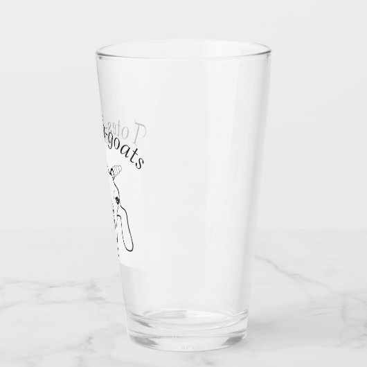 Total Ziegenglas Glas (Links)