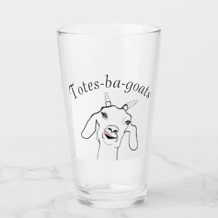 Total Ziegenglas Glas