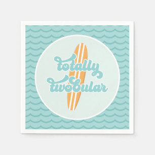 Totale 2. Geburtstag Surfstrand Serviette