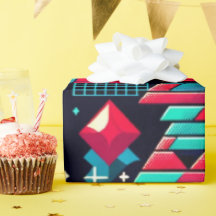 Totale 80er Weihnachtswrapping Paper