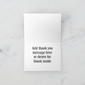 Totale Achtzigerjahre 80er Geburtstag Vielen Dank Dankeskarte (Innenseite)