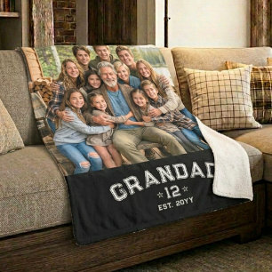 Totale Enkel Foto Varsity Opa Est Jahr Legacy Sherpadecke