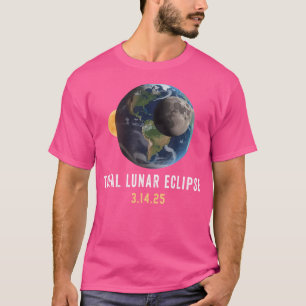 Totale Mondfinsternis 2025 Blutmond 14. März Eclip T-Shirt
