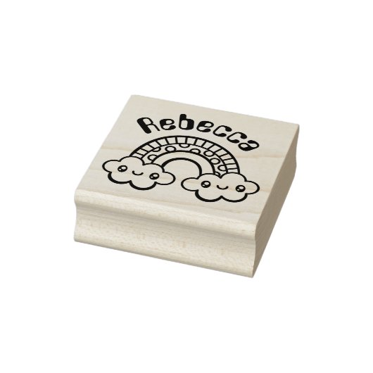Totale Niedliche Doodles Rainbow Art Briefmarke Gummistempel (Stempel)