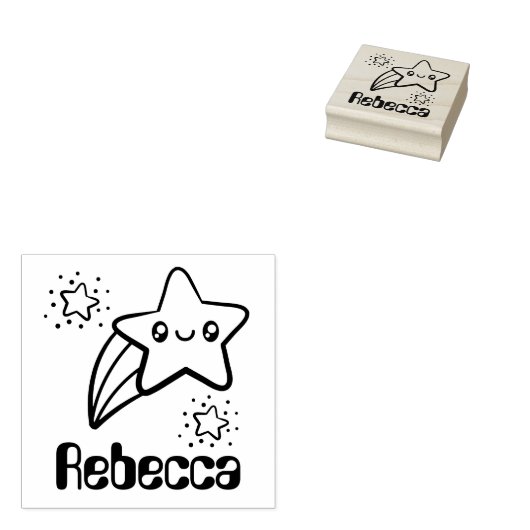 Totale Niedliche Doodles Star Art Briefmarke Gummistempel (Stempel)