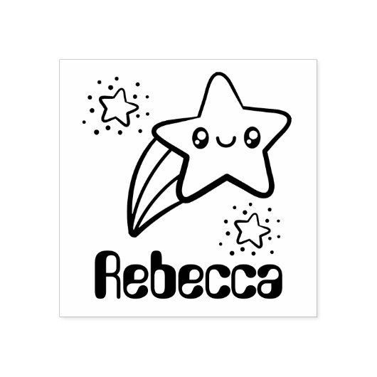 Totale Niedliche Doodles Star Art Briefmarke Gummistempel (Prägung)