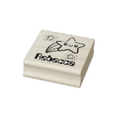 Totale Niedliche Doodles Star Art Briefmarke Gummistempel (Stempel)
