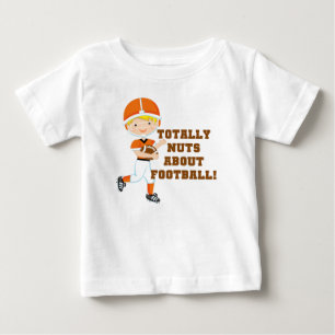 Totale Nüsse über Fußball Baby T-shirt