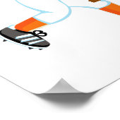 Totale Nüsse über Fußball Poster (Ecke)