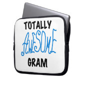 Totale Phantastische Gram Blue-Geschenke Laptopschutzhülle (Vorderseite Links)