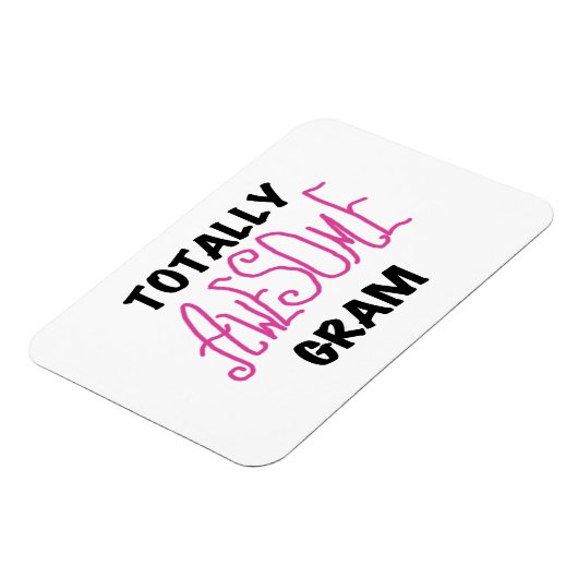 Totale Phantastische Gram Pink Geschenke Magnet (Linke Seite)