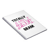 Totale Phantastische Gram Pink Geschenke Notizblock (Rechte Seite)