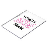 Totale Phantastische Gram Pink Geschenke Notizblock (Linke Seite)