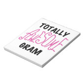 Totale Phantastische Gram Pink Geschenke Notizblock (Rotiert)