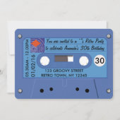 Totale Phantastische Retro-Geburtstagsparty Person Einladung (Vorderseite)