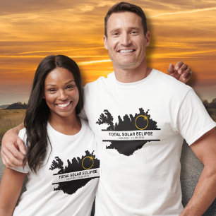 Totale Sonnenfinsternis 12. August 2026 – Island T-Shirt