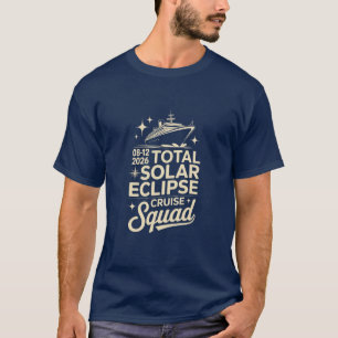 Totale Sonnenfinsternis 12. August 2026 Kreuzfahrt T-Shirt