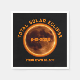 Totale Sonnenfinsternis 12. August 2026 Serviette