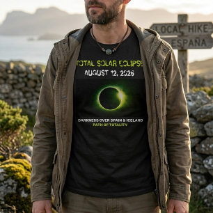 Totale Sonnenfinsternis 12. August 2026 Spanien Is T-Shirt