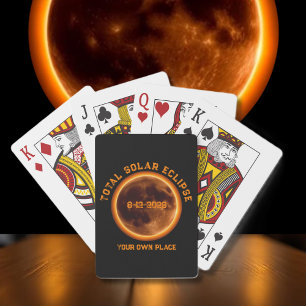 Totale Sonnenfinsternis 12. August 2026 Spielkarten