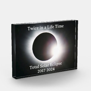 Totale Sonnenfinsternis 2017 2024 Fotoblock