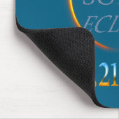 Totale Sonnenfinsternis 2017 Mousepad (Ecke)